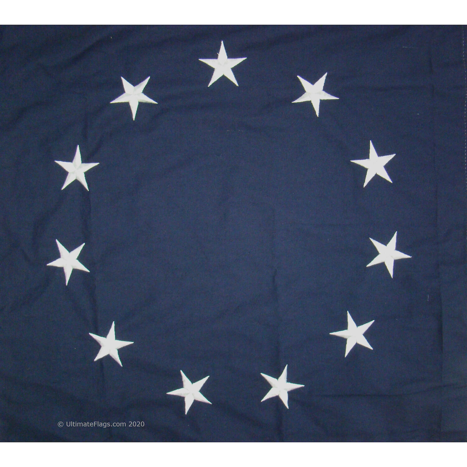 11 star 1st national flag embroidered sewn