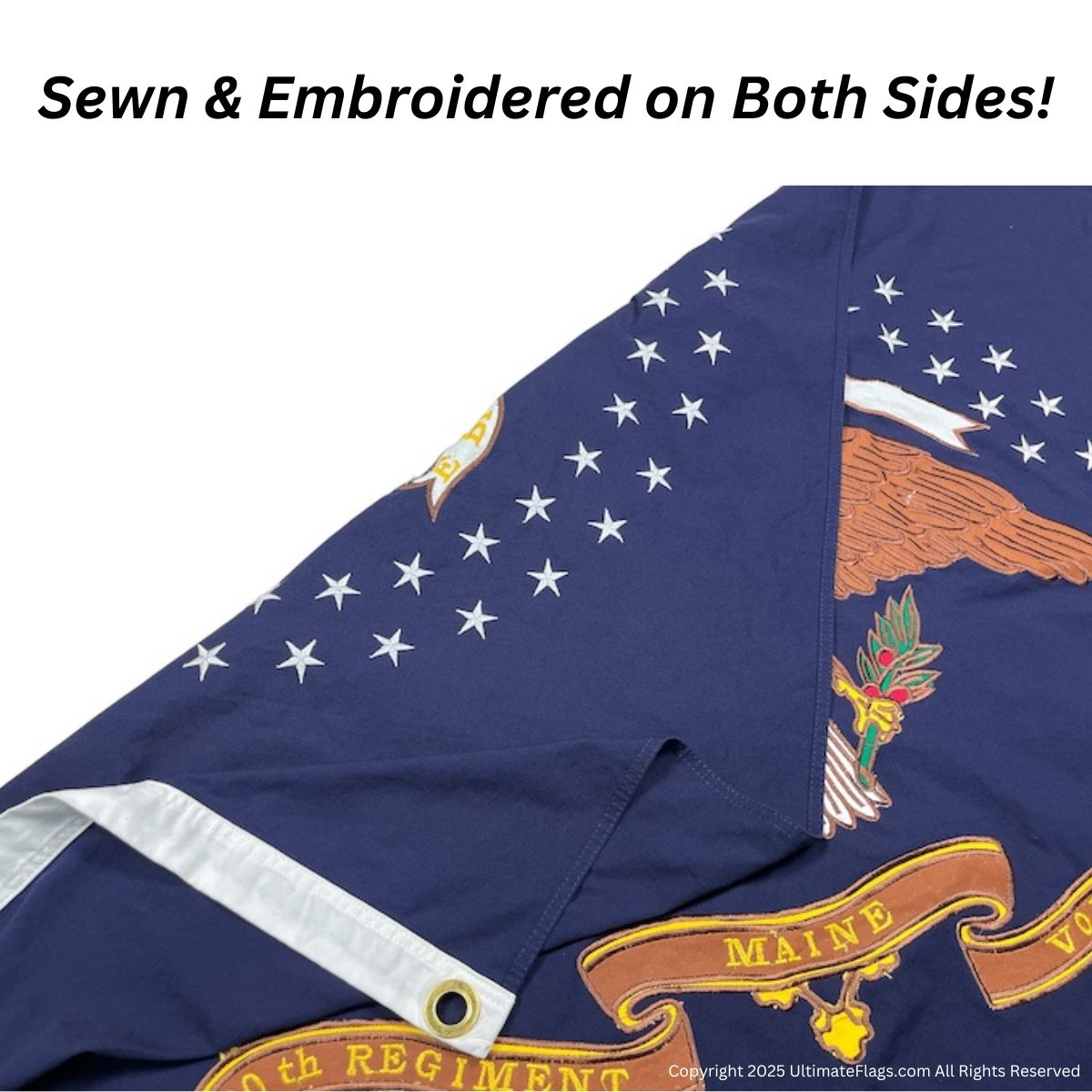 20th maine volunteer infantry regiment flag cotton 3 x 5 ft.