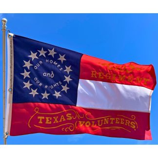 20th regiment texas volunteers flag double nylon embroidered 3 x 5 ft.
