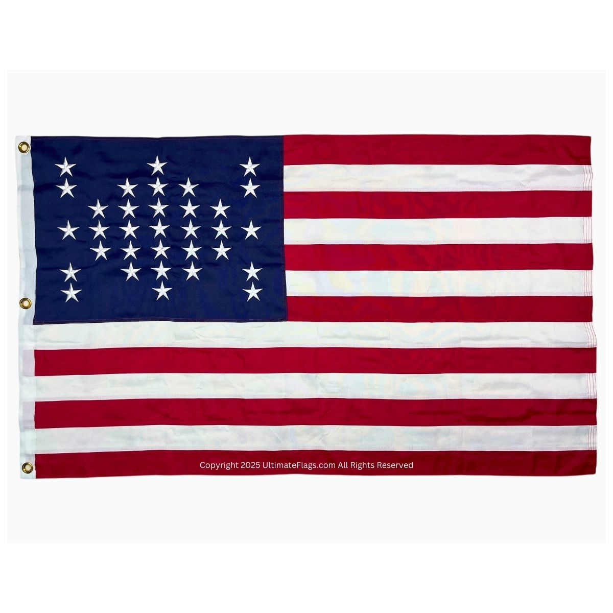 fort sumter usa double nylon embroidered flag 3 x 5 ft.