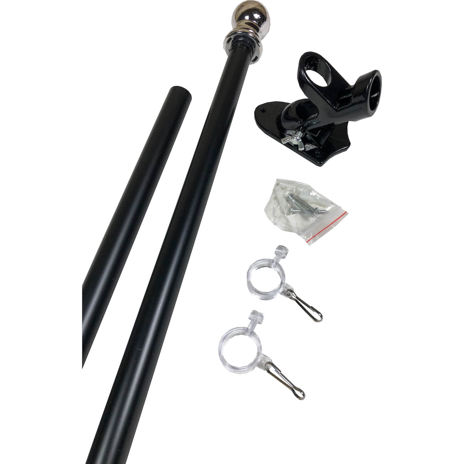 black flagpole for sale