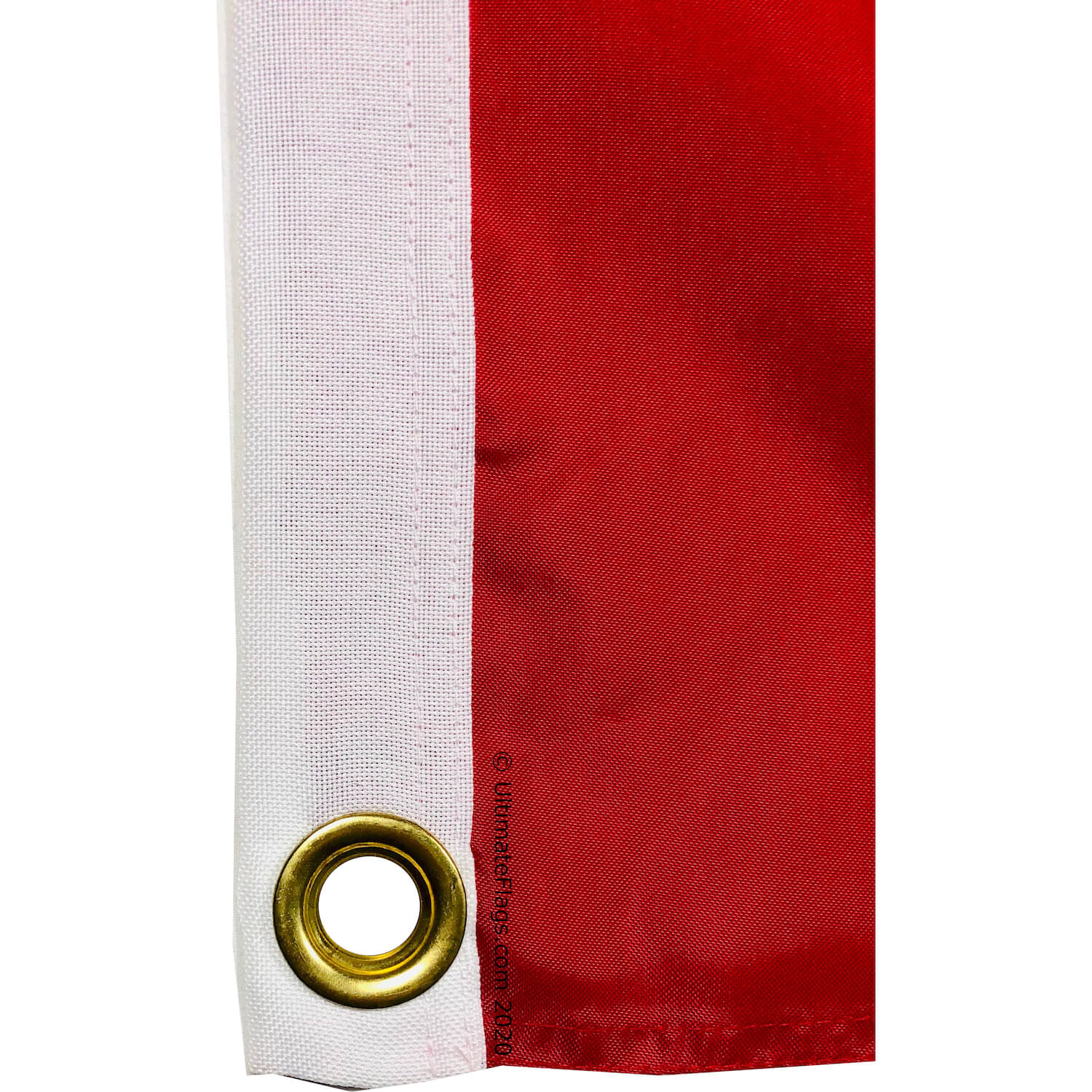 brass grommets on confederate secession flag of sc