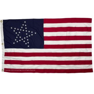 35 star usa flag star great star flag cotton 3 x 5 ft.