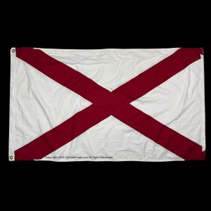 state of alabama flag cotton 3 x 5 ft.