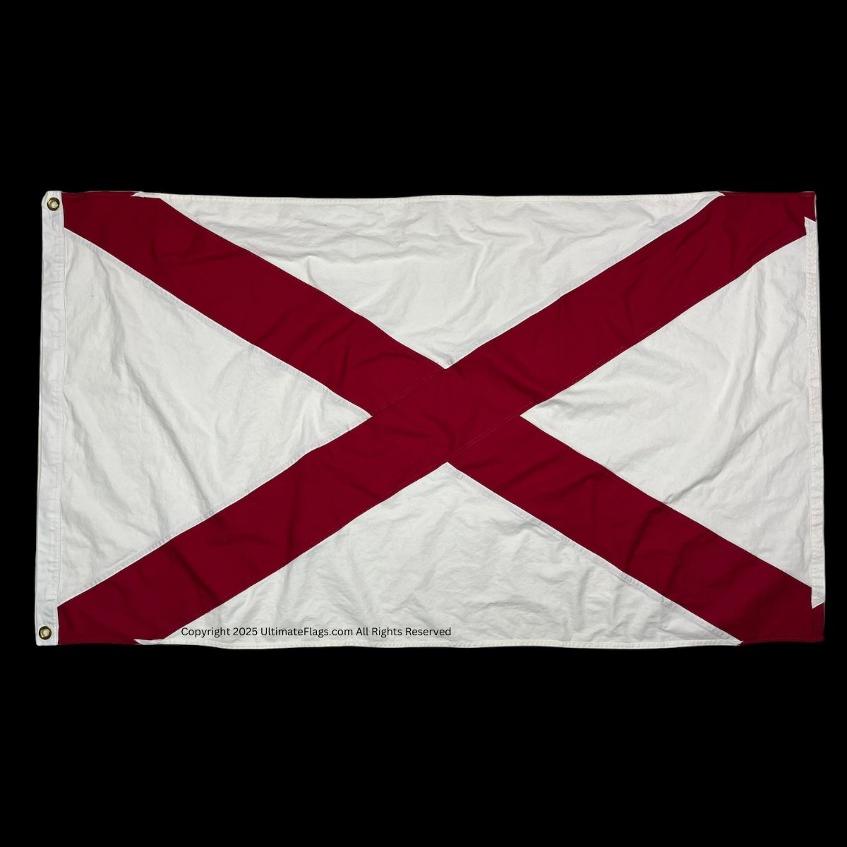 state of alabama flag cotton 3 x 5 ft.