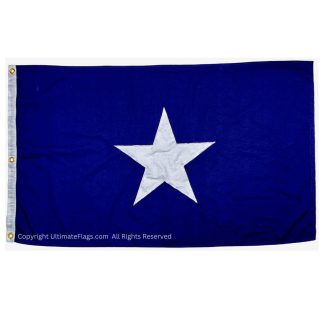 bonnie blue flag cotton sewn flags