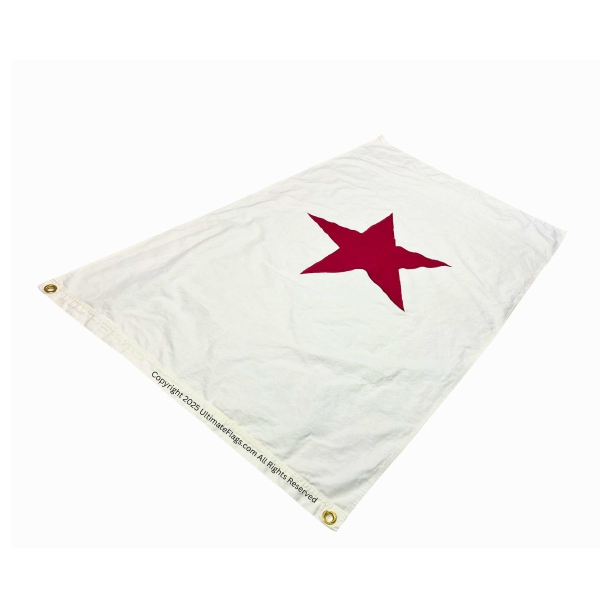 georgia secession flag cotton sewn flags 3 x 5 ft.