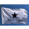 goliad texas battle flag double sided & double nylon embroidered 3 x 5 ft.