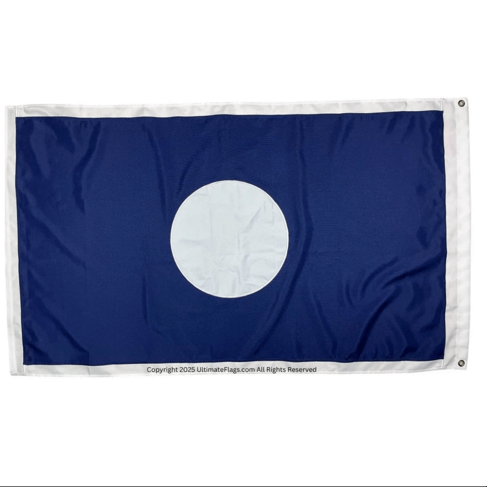 hardee flag army of tennessee flags sewn outdoor double nylon embroidered 3 x 5 ft. civil war blue flag with circle in center looks like a full moon flag