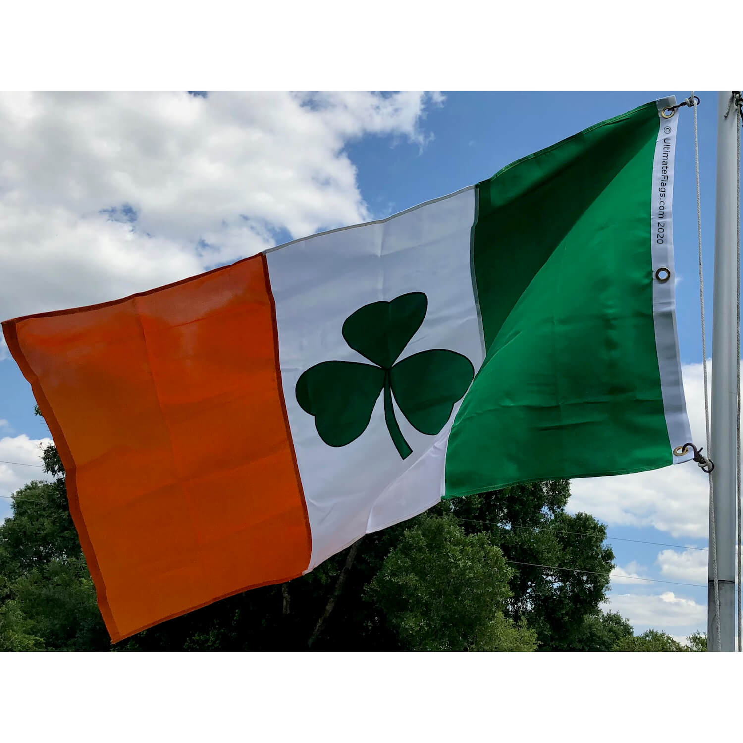 Ireland Shamrock Flag 3 X 5 ft. Standard