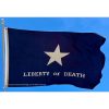 troutman flag liberty or death flags tactical black sewn double nylon embroidered 3' x 5'