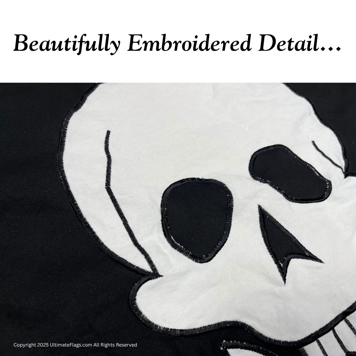 jolly roger flag pirate no patch cotton 3 x 5 ft.