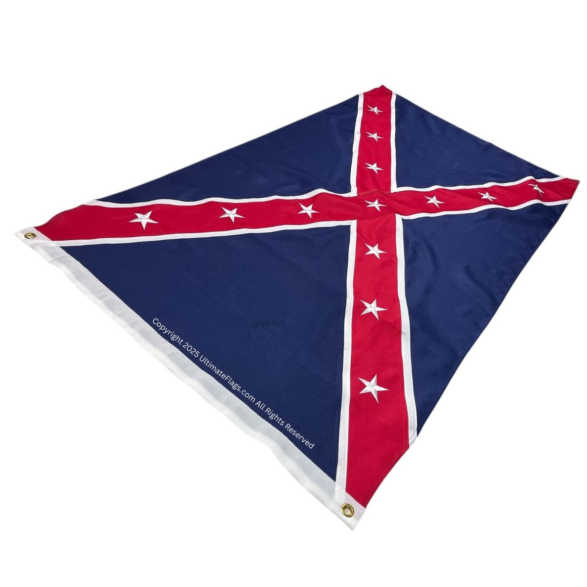 army of the trans mississippi flag (taylor) reverse color double nylon embroidered flag 3 x 5 ft.