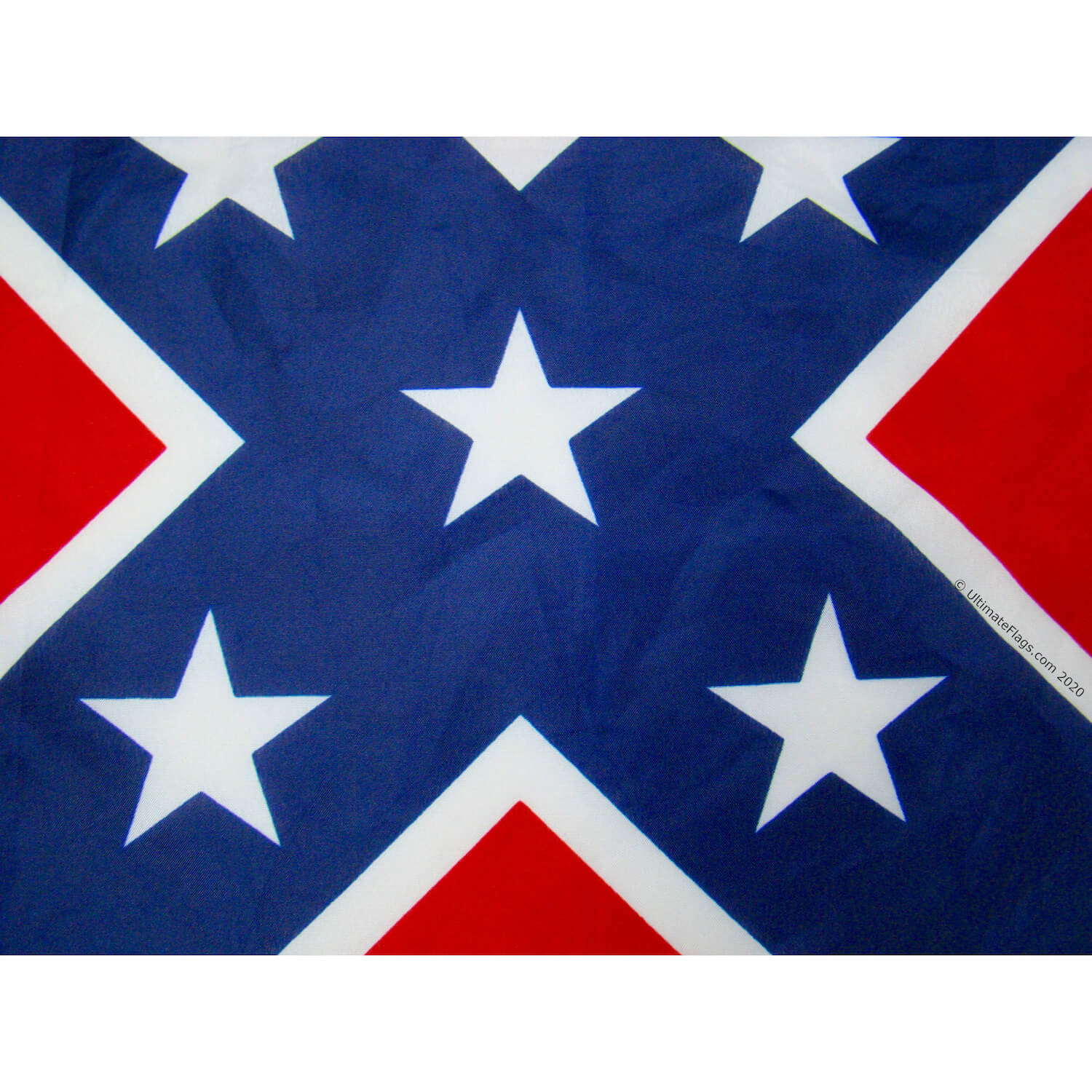 2nd national flag canton closeup