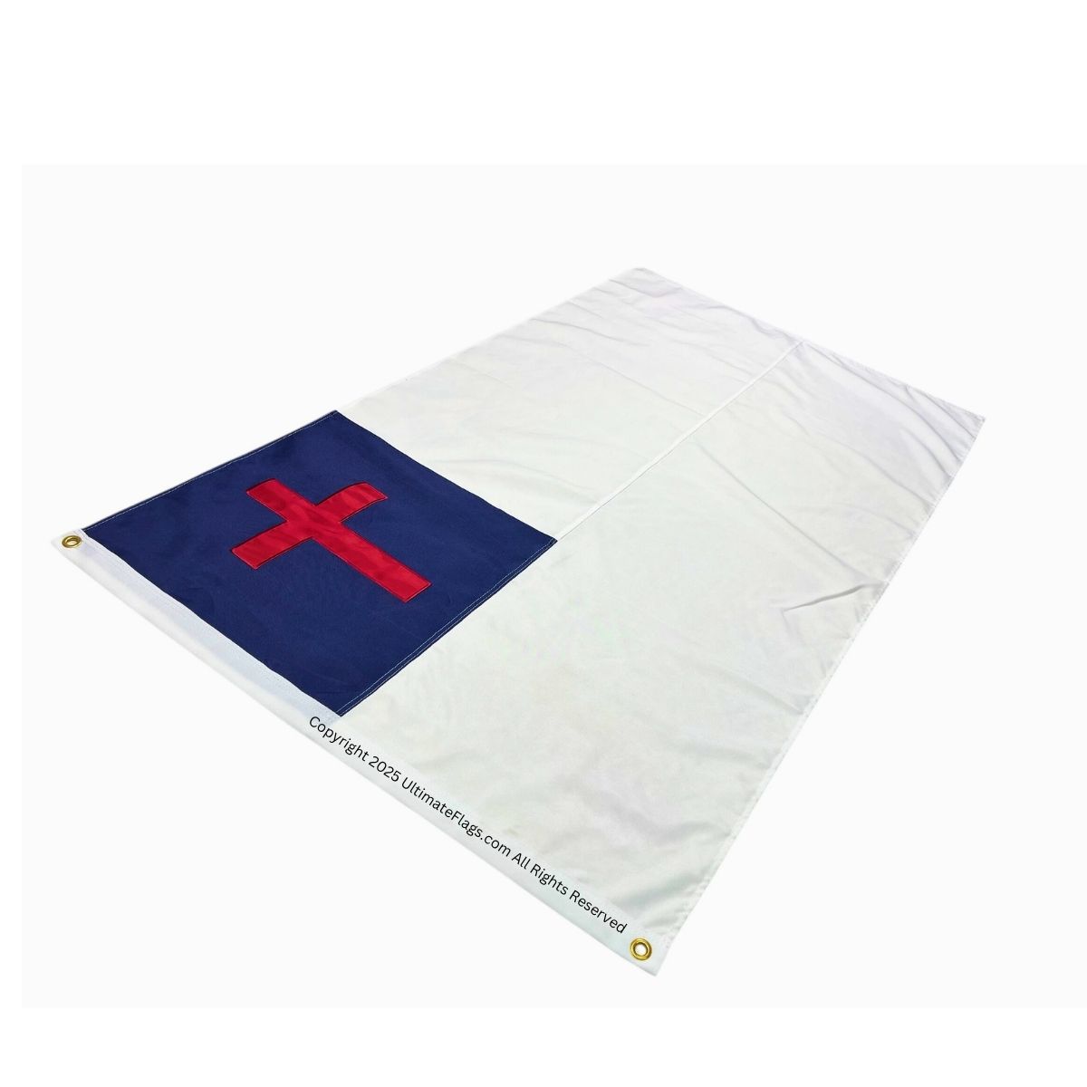 christian flag double nylon fully sewn heavy duty 2x3,3x5,4x6,5x8 feet