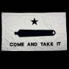 texas gonzales cannon flag cotton 3 x 5 ft.
