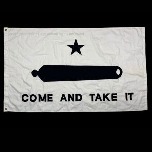 texas gonzales cannon flag cotton 3 x 5 ft.