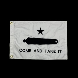 texas gonzales flag cannon come and take it flags cotton indoor 16 x 24 inch with grommets