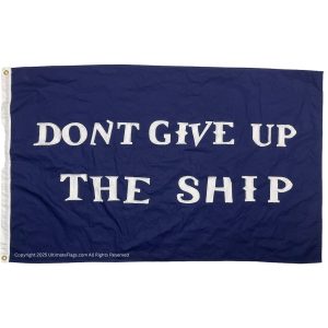 commodore perry flag cotton embroidered 3 x 5 ft.