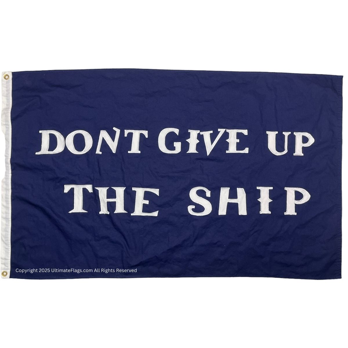 commodore perry flag cotton embroidered 3 x 5 ft.