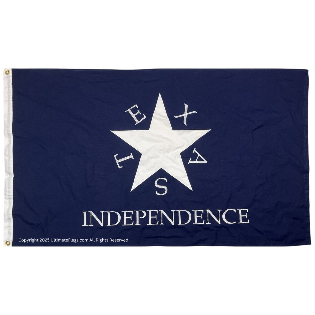 conrad texas independence flag cotton 3 x 5 ft.