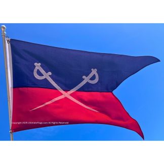 custer flag general custer battle flags outdoor heavy duty double nylon embroidered flags 3 x 5 ft.