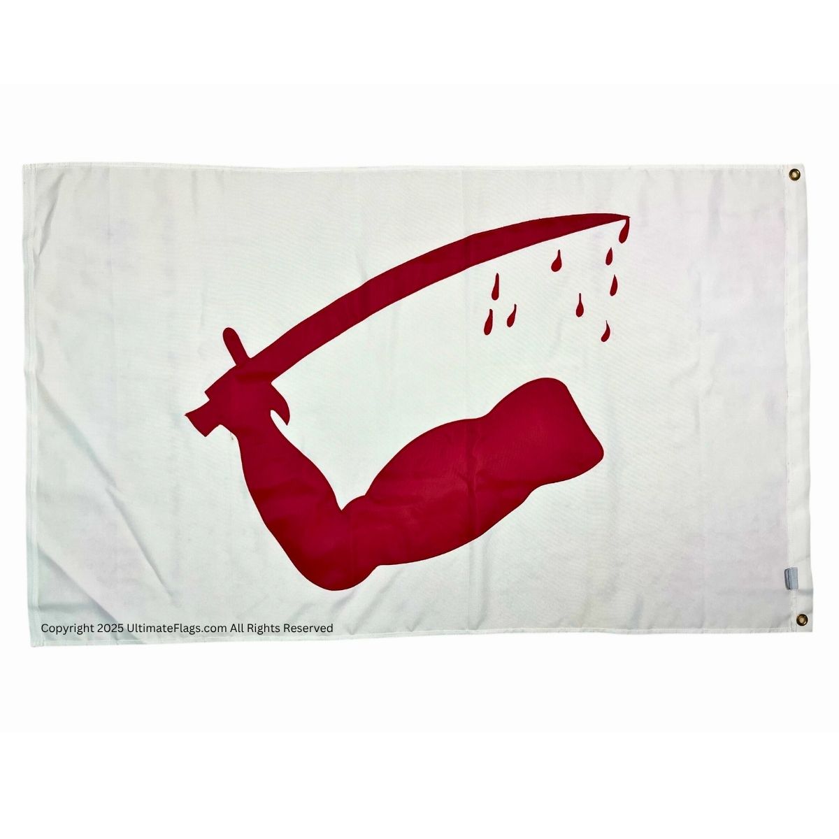 goliad battle flags dimmitt's goliad texas flag severed arm sewn outdoor double nylon embroidered 3 x 5 ft.