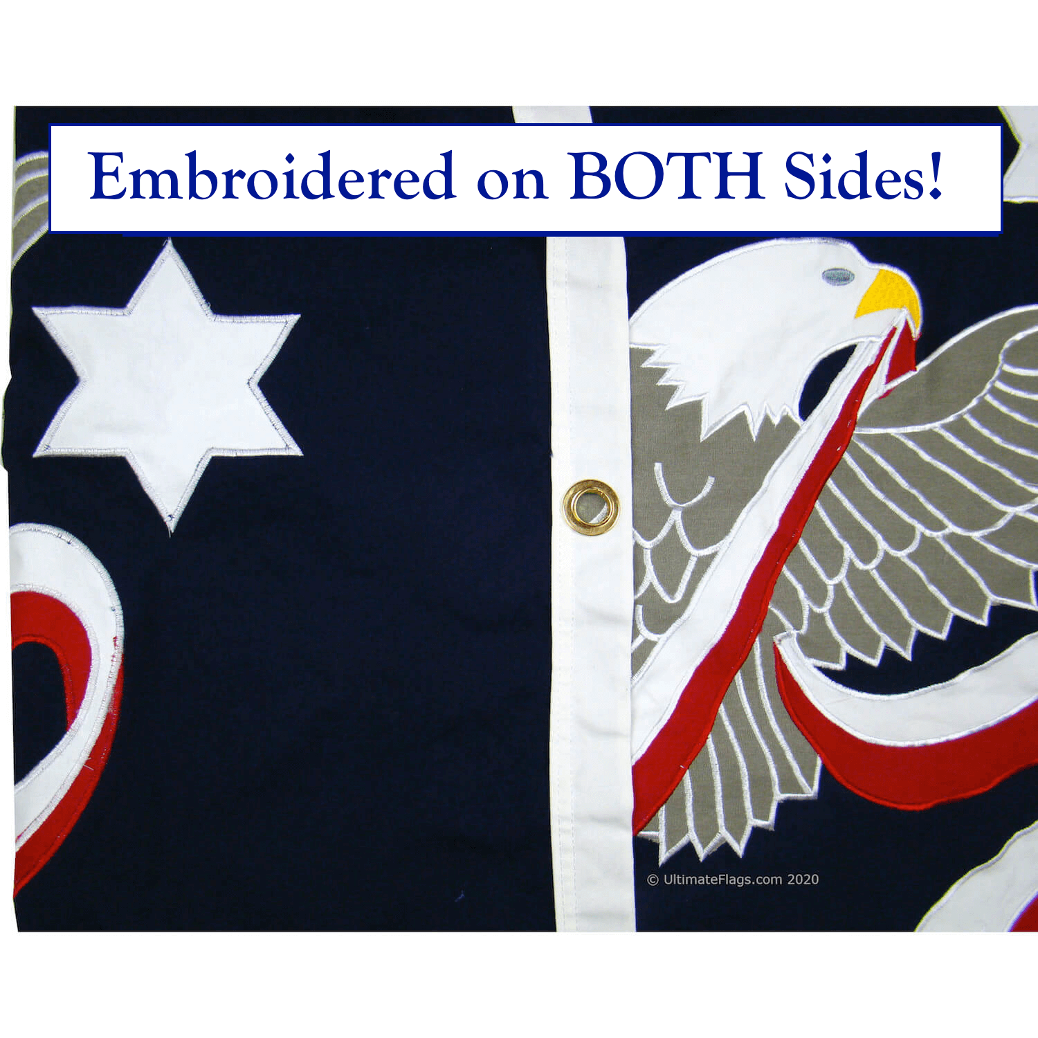 Whiskey Rebellion Flag - Cotton Embroidered Sewn 3 x 5 ft. - Image 4