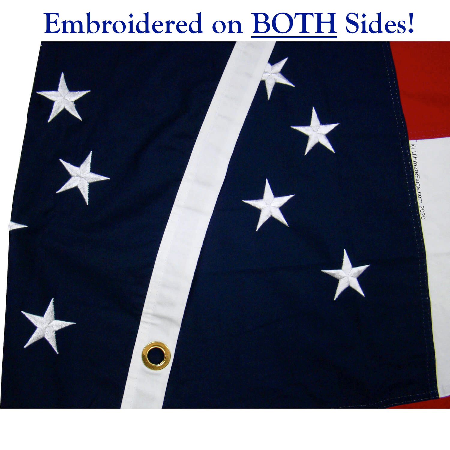 Robert E Lee HQ Flag - General Lee's Headquarters Flags Cotton Sewn- 3 x 5 ft. - Image 3