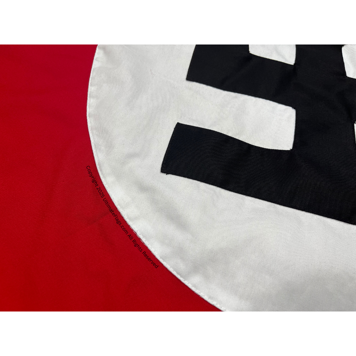 nazi flag national flag of germany marine jack flag sewn cotton with swastika 3x5 ft.