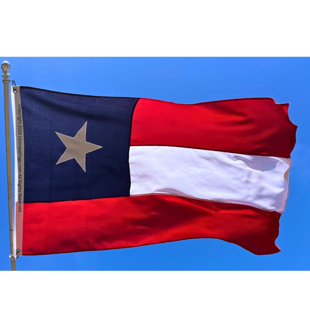 5th texas infantry flags hood's brigade flag lone star sewn outdoor double nylon embroidered 3 x 5 ft.