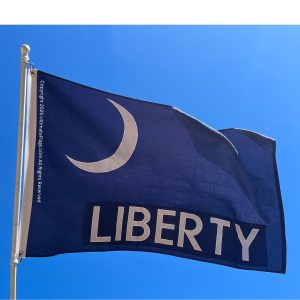 fort moultrie flag nylon embroidered or double nylon embroidered 3 x 5 ft.