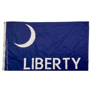 fort moultrie flag south carolina liberty flag revolutionary war cotton 3 x 5 ft.