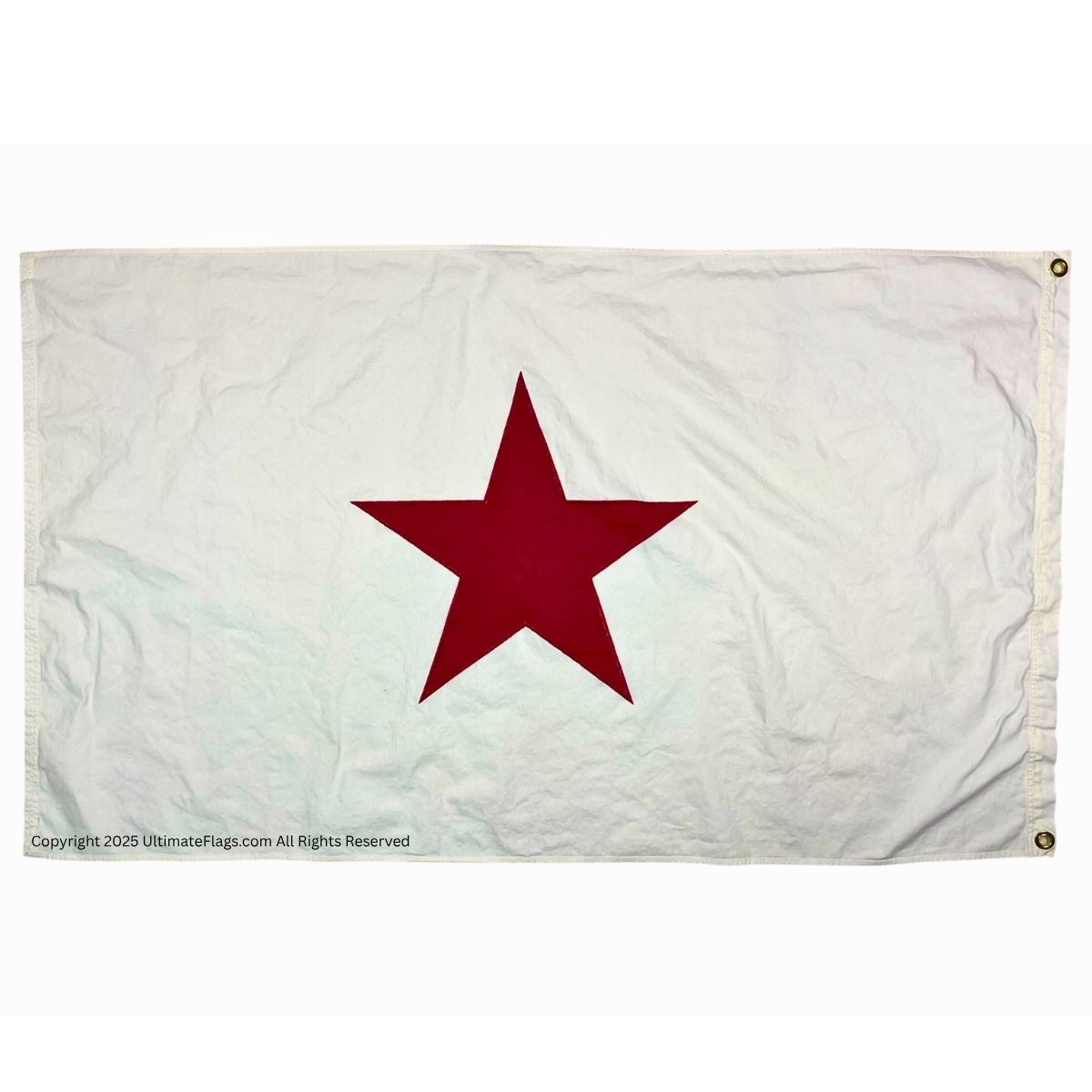 georgia secession flag cotton sewn flags 3 x 5 ft.