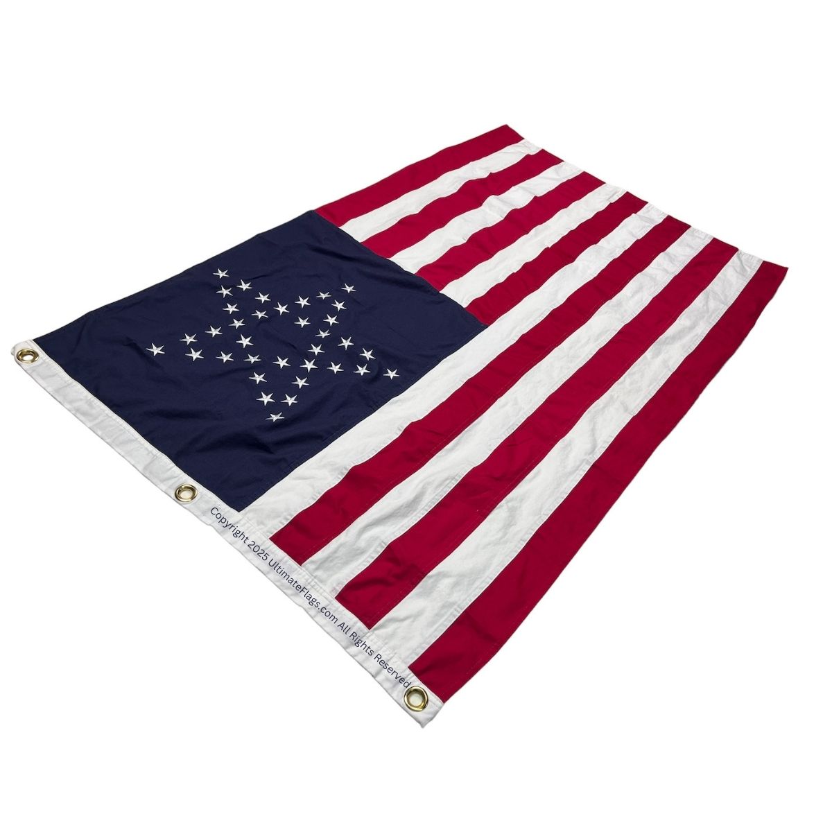 35 star usa flag star great star flag cotton 3 x 5 ft.