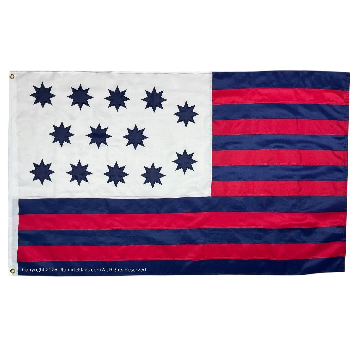 guilford courthouse flag double nylon embroidered 3 x 5 ft.