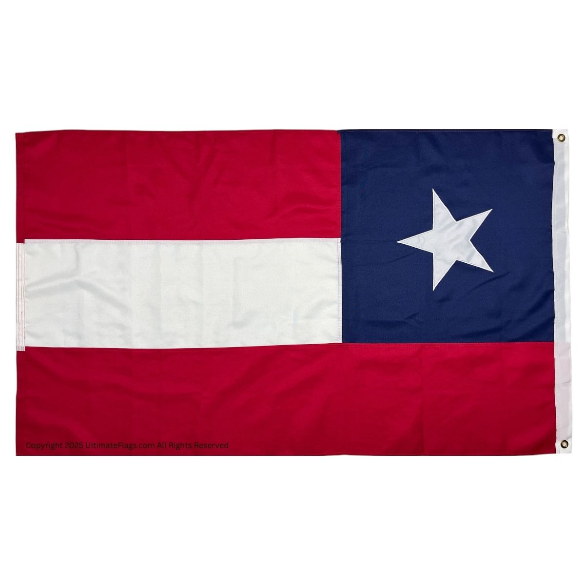 5th texas infantry flags hood's brigade flag lone star sewn outdoor double nylon embroidered 3 x 5 ft.