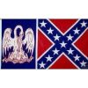 louisiana rebel flag 3 x 5 ft. nylon embroidered louisiana battle blue