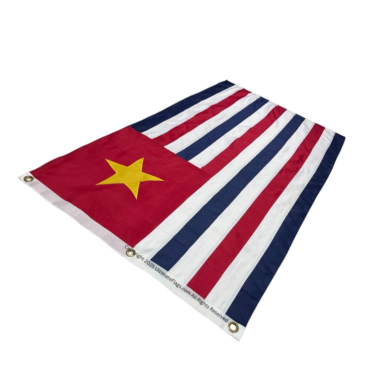 louisiana secession flag louisiana republic flags la confederate sewn outdoor double nylon embroidered 3 x 5 ft.