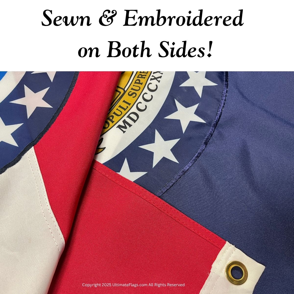 missouri flag state of mo flags sewn outdoor double nylon embroidered 3 x 5 ft.