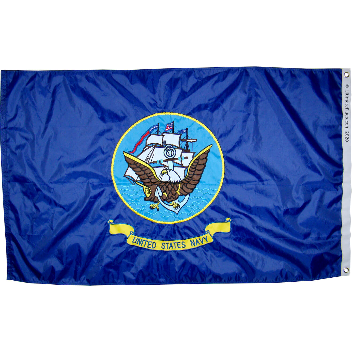 navy flags for sale double sided sewn and embroidered