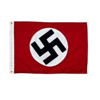 german nazi party flag, historical nazi flag with swastika 2 x 3 ft. cotton