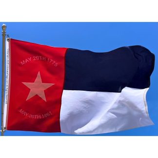 north carolina republic flag nc secession flags outdoor sewn double nylon embroidered 3 x 5 ft.