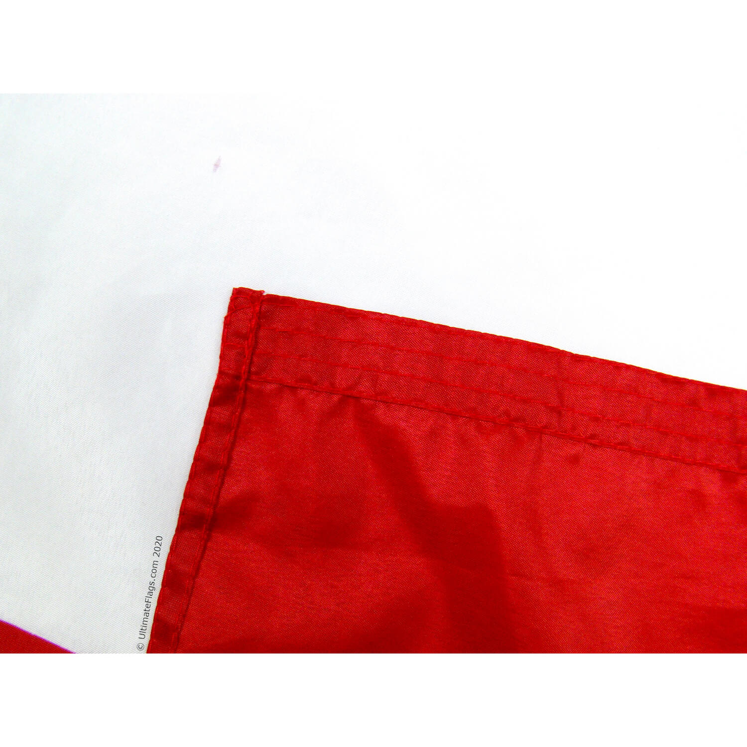 old ms flag fly end 4 rows of stitching
