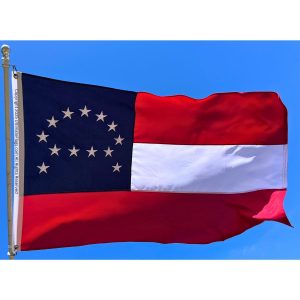 robert e. lee flag general lee hq flag lee headquarters flag heavy duty outdoor sewn double nylon embroidered 3 x 5 ft