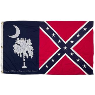 south carolina battle flag sc confederate flags cotton 3 x 5 ft.