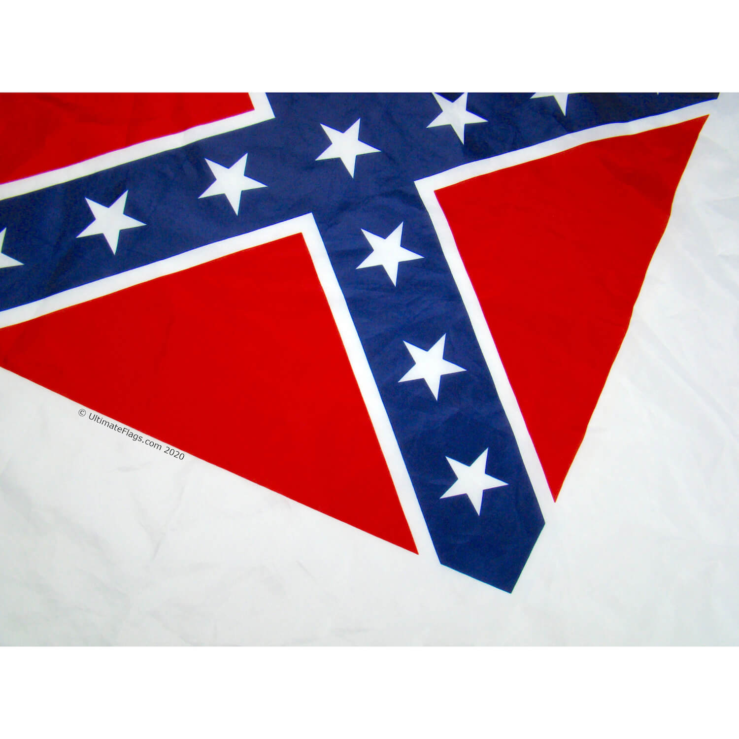header closeup of printed 2nd national flag