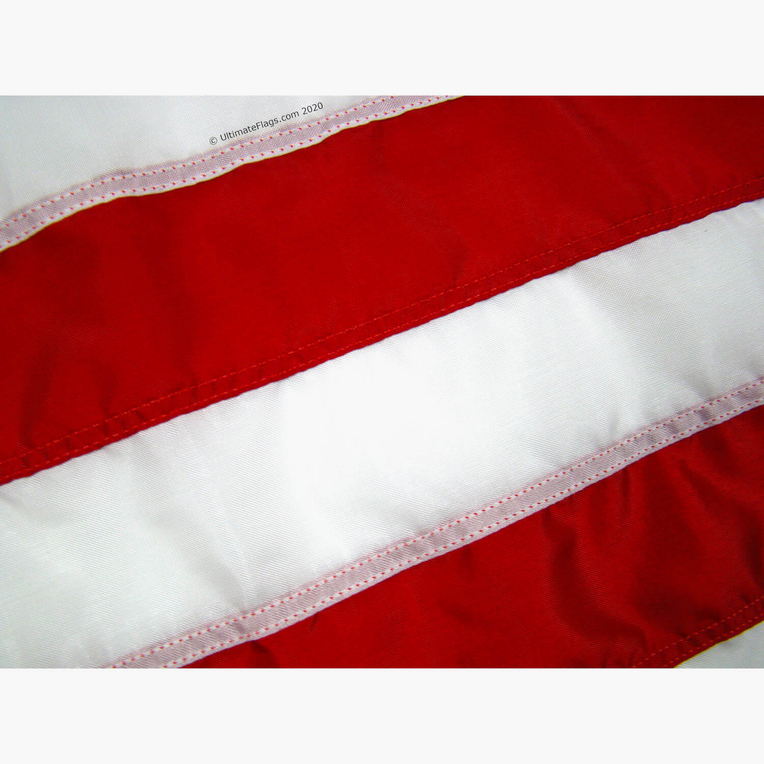USA Flag - Outdoor- Nylon Embroidered -12"x18" 2x3,3x5,4x6,5x8,6x10, 8x12, 10x15, 12x18, 15x25, 20x30, 30x50 (Made in America) - Image 6