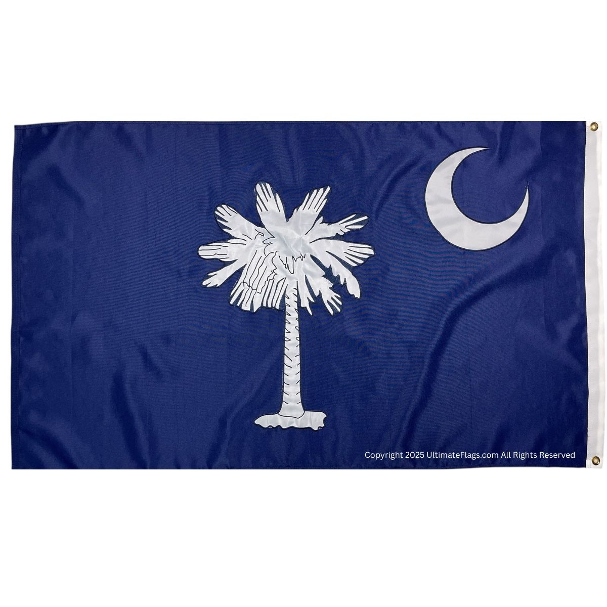 south carolina flag sc flags for sale sewn outdoor double nylon embroidered 3 x 5 ft.