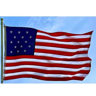 star spangled banner flag – authentic 15 star fort mchenry replica flags , 3x5 ft, embroidered double nylon